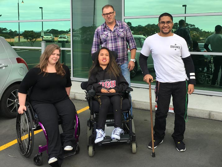 Edin with Joshua and friends